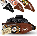 Art Tribute Camera Strap Personalized With Name - Shoulder, Crossbody & Neck Camera Strap for Photographers, Fits All Cameras, Canon Nikon Sony Fujifilm, Padded Strap W/Quick Release & Leather Ends by ArtTribute