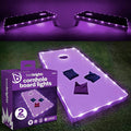 TossBrightz LED Cornhole Lights (Set of Two) - Weather Resistant Kit by Brightz