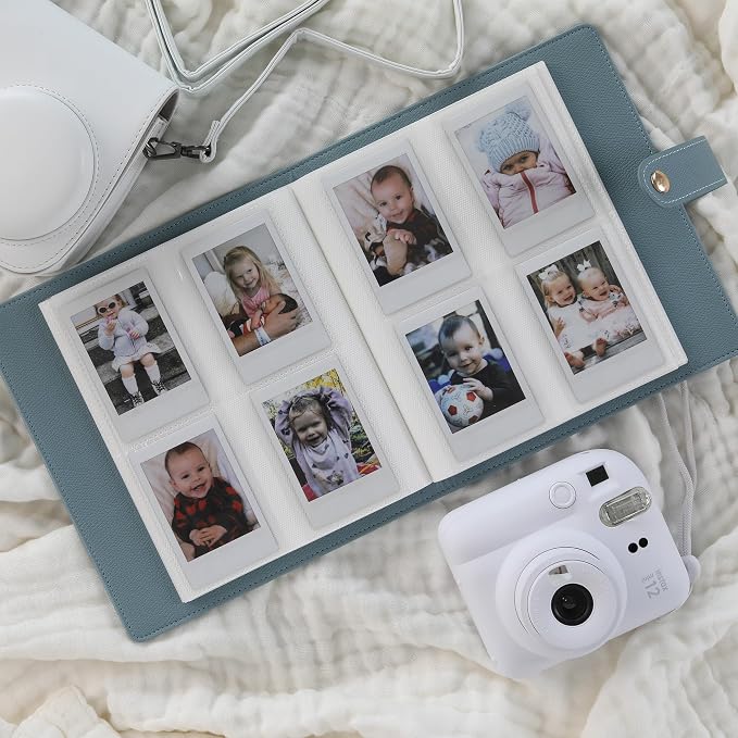 Beautiful Photo Album for 2x3 in Polaroid Photos - Instax Mini Compatible | Safely Holds Your 300+ Pictures of Unique Memories - The Perfect Book to Store Pictures or Trading Collection Cards - Image 4