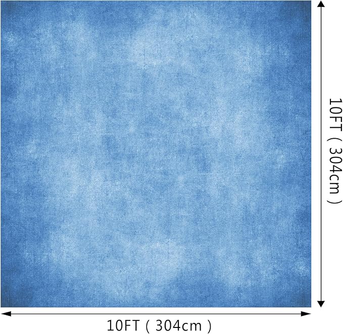 Light Blue Photo Backdrop Abstract Texture Photography Background 10x10ft | Creative Background Photography Studio Shooting Canvas Professional Portrait - Image 2