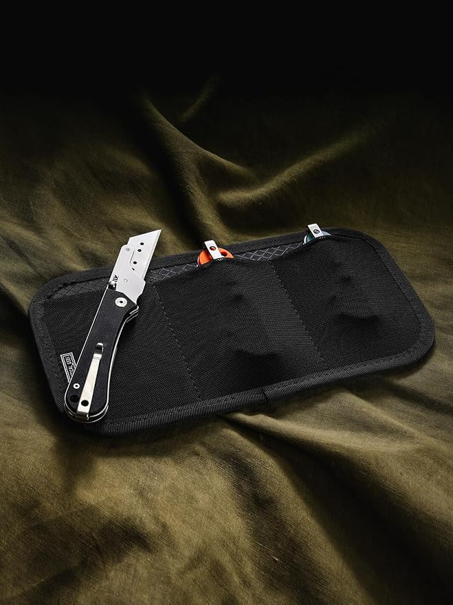TACTICAL_GEEK TCM13 EDC Organizer Board, Utility Bag Insert Panel with Mesh Pocket, Backpack Accessories for Small Gear(Black) - Image 3