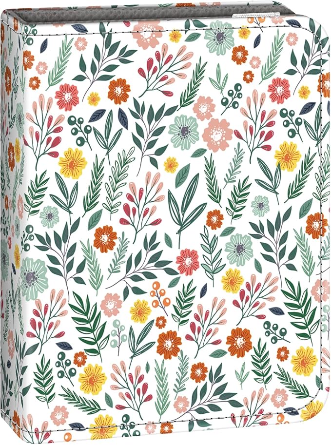Fintie Instax Mini Photo Album for 2x3-Inch Film - 104 Pockets Small Albums for Fujifilm Instax Mini 12/11/99/40/7+/EVO/LiPlay/Link 3-2-1 Instant Camera/Polaroid Hi-Print Printer, Spring Bloom - Image 9