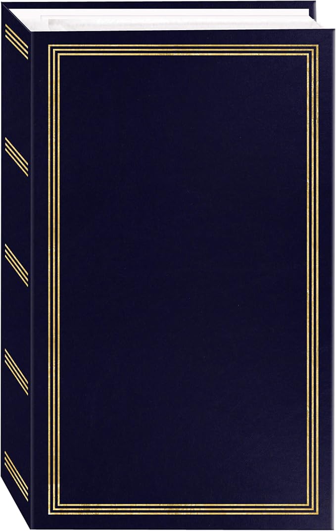 Pioneer Photo Albums STC-504 Navy Blue Photo Album, 504 Pockets 4"x6", 1 Count (Pack of 1) by PioneerPhotoAlbums