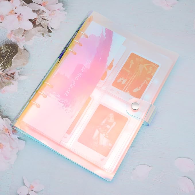 Polaroid Photo Album,Instax Mini Photo Album,200 Pockets Album Book | Photocard Album for Fujifilm Instax Mini 11 90 70 50S 26 25 9 8+ 7S/ Polaroid Snap,Kpop Photocard Holder Book (Color-1) - Image 2