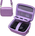 Camera Case Bag Compatible with Canon PowerShot G7 X Mark III, Mark II, SX740 HS, Sony ZV-1, KODAK PIXPRO WPZ2 Digital 4K Vlogging Camera, Point and Shoot 4K Video Camera Bag, Purple (Case Only) by LTGEM