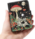 Skul Lover Mushroom Small Photo Album for 2x3 In Films, 56 Pocket | Mini Cute Picture Book, Wallet Size, for Polaroid Fujifilm Instax Mini Instant Camera Printer, Kpop Photocard Binder Holders by Lebrocoli