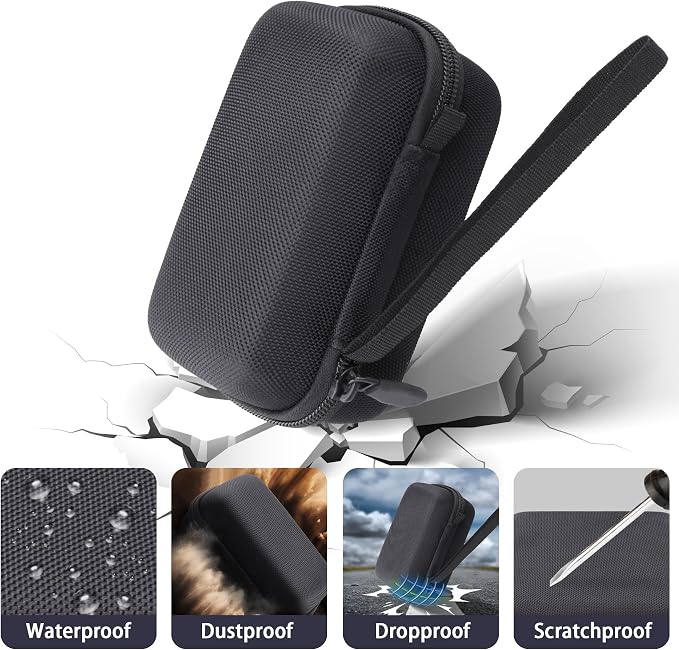 Camera Case for KODAK EKTAR H35/H35N/Snapic A1 Frame Film Camera | Protective Storage Box, Portable Carrying Box, Hard Protective Is Specifically Designed, Mesh Pocket, Black Case - Image 5
