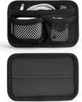 TACTICAL_GEEK TCM3 Mini EDC Organizer Board, Backpack Accessories with Open Pocket & Mesh Pocket, Utility Admin Bag Insert Panel Hook and Loop Modular Organizer for Daily Carry(Black) by TACTICAL_GEEK