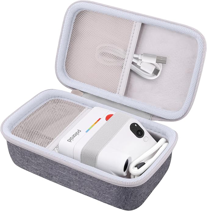 khanka Travel Case for Polaroid Go Generation 3 (6660/9191) Mini Instant Camera/Polaroid Go Generation 2 (6282),Case Only（Grey） by khanka