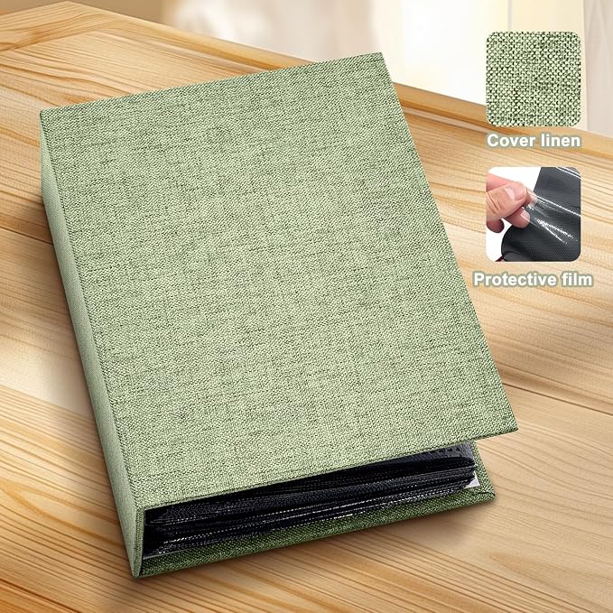Photo Album 4x6 100 Pockets for Wedding Gifts,Linen Hardcover Picture Albums for Family Anniversary Baby Vacation Pictures - Image 4