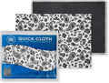 Microfiber Wholesale Quick Cloth Glasses Cleaning Cloths 5x7 Paisley White | 2-Pack with Case | Double-Sided Lens Cleaner for Eyeglasses, Camera & Screens | Reusable Microfiber Glass Polishing Cloths by MicrofiberWholesale