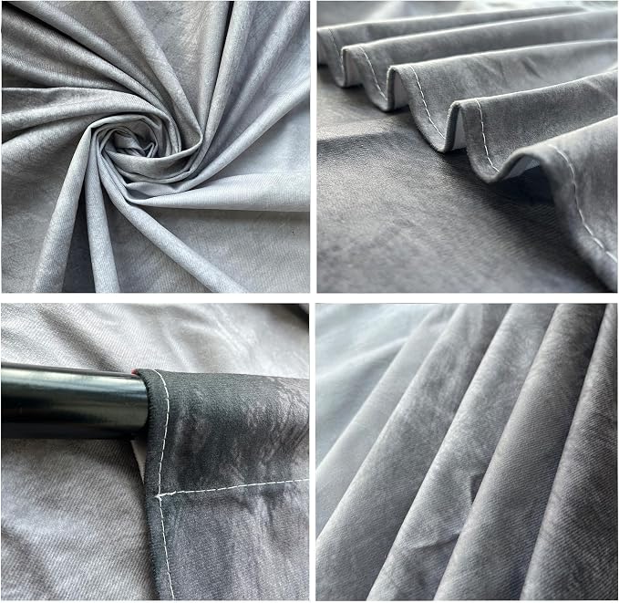 8x10ft Abstract Black Gray Portrait Photography Backdrops Photo Studio Prop Background for Children Adult - Image 5