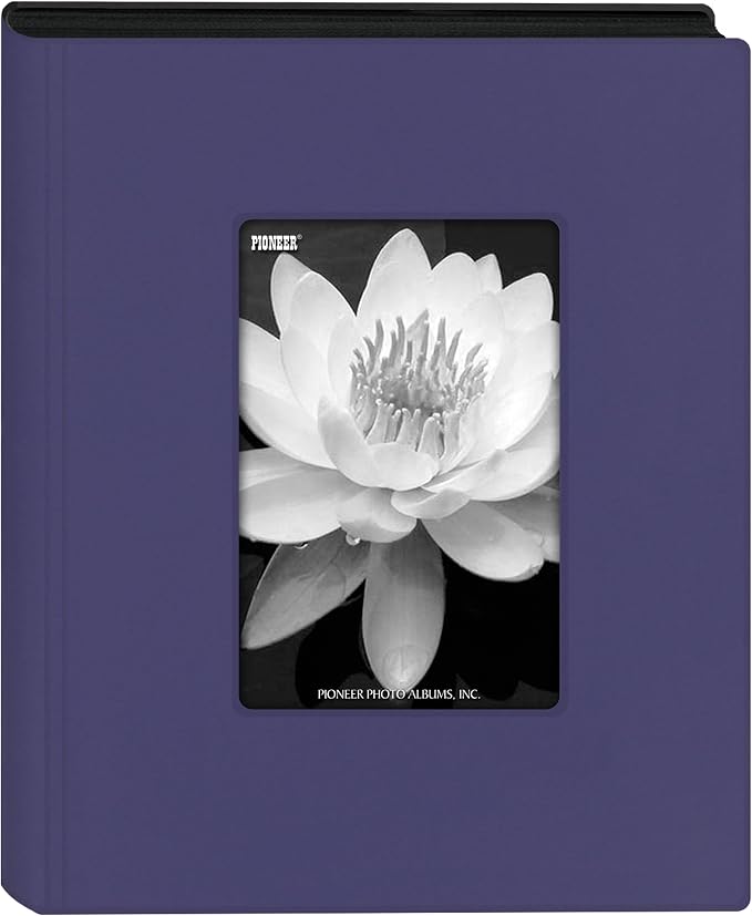 Pioneer Photo Albums KZ-46 Bright Mini Frame Cover Photo Album 24 Pkt 4x6, Blue by PioneerPhotoAlbums