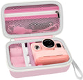 Kids Instant Print Camera Case for DYLANTO for ESOXOFFORE Cameras | Portable Digital Camera Case Organizer for ETIKEZ for YTETCN for DUDUDRAGON with Pocket for Accessories (Box Only)-Pink by Grapsa