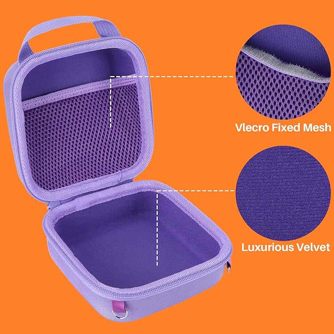 Lebakort Storage Case Compatible with Fujifilm Mini 12/11 Instant Camera (Pastel Blue Case) - Image 4