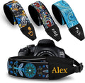 Art Tribute Custom Camera Strap Blue Sea - Add Your Text and We Make It Especially For You Get Your Own Personalized Gift Camera Strap, No Shipping Cost! by ArtTribute