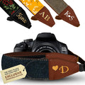 Art Tribute Camera Strap Personalized With Name - Shoulder, Crossbody & Neck Camera Strap for Photographers, Fits All Cameras, Canon Nikon Sony Fujifilm, Padded Strap W/Quick Release & Leather Ends by ArtTribute