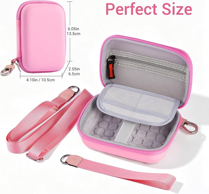 CoBak Carrying & Protective Case for Digital Camera,CAMKORY/Lecran/Duluvulu | for KODAK FZ55,FZ245,PIXPRO C1,WPZ2/Canon PowerShot ELPH 360/Sony DSCW800,DSCW830/Krlun/Lecnippy/Nsoela/VAHOIALD FHD 1080P - Image 8