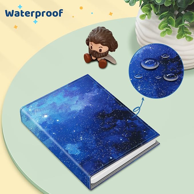 Fintie Photo Album 4x6 Photos - 52 Pockets Small Wallet Albums For Family | Vegan Leather Cover, 4X6 Picture Keepsakes, Family/Wedding/Travel Memory Book, Baby/Kids/Boys/Girls Gift, Starry Sky - Image 5