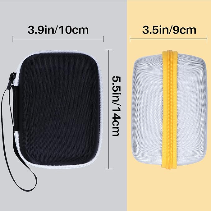 Lebakort Storage Case Compatible with KODAK EKTAR H35 / H35N / Ultra F9 / M35 / M38 Half Frame Film Camera (Black + White Case) - Image 8