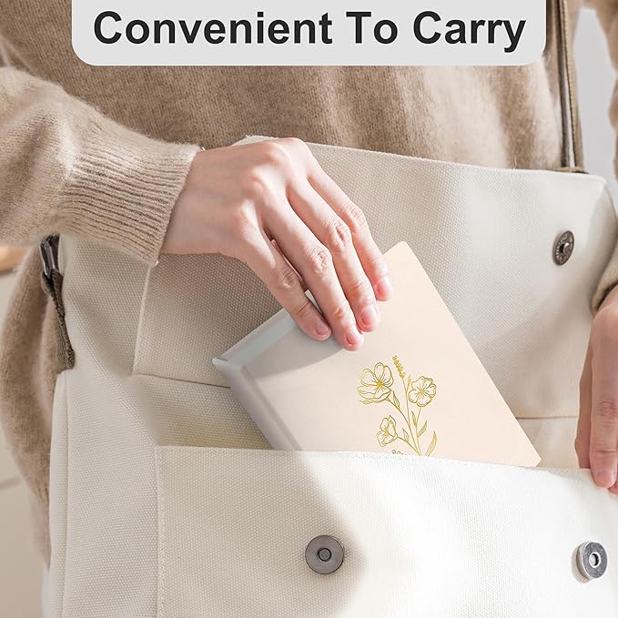 Holoary Photo Album 4x6 100 Photos, 100 Pockets 4”x6” Picture Album, Linen Fabric Cover Picture Book for Photos, 4x6 Photo Albums for Family Weddings Travel Memories(Beige) - Image 6