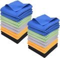 Eco-Fused Microfiber Cleaning Cloth - 12x12 Inch Microfiber Cloth - Pack of 20 Large Cleaning Cloths - Microfiber Cleaning Cloth for Electronics and Monitors by Eco-Fused