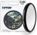 Tiffen 62mm CPL Circular Polarizing Filter Reduce Glare & Reflections | Reveals Details Hidden by Glare, Improves Image Contrast, Increases Color Saturation, Deepens Blue skies, Enhances Clouds by Tiffen