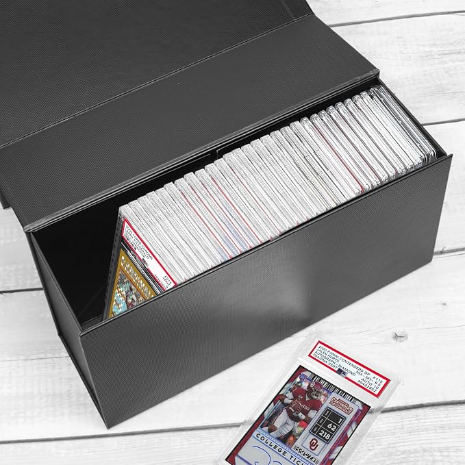 Graded Sports Card Storage Box, PSA Graded Card Storage Box, Trading Card Storage Box, Graded Card Slab Case Compatible with PSA, BGS, SGC-1 Pack - Image 5