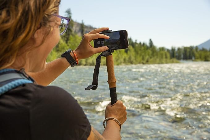 Cascade Mountain Tech Trekking Poles - Carbon Fiber Monopod Walking or Hiking Sticks with with Accessories Mount and Adjustable Quick Locks - Image 9