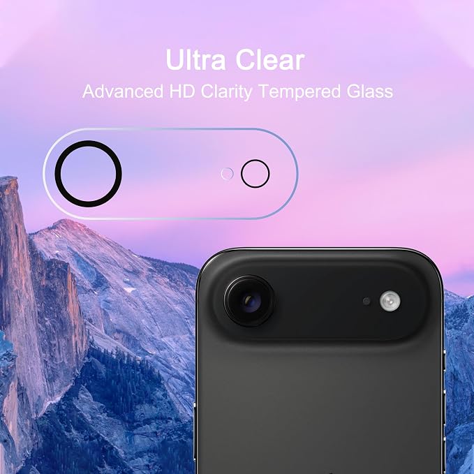 Ailun Screen Protector + Camera Lens Protector for iPhone Air, 3+3 Pack | 6.5 Inch, Installation Frame, Dynamic Island Compatible, Case Friendly - Image 3
