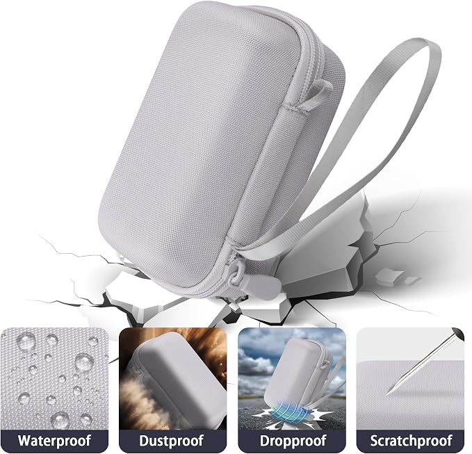 Camera Case for KODAK EKTAR H35/H35N/Snapic A1 Frame Film Camera | Protective Storage Box, Portable Carrying Box, Hard Protective Is Specifically Designed, Mesh Pocket, White Case - Image 5
