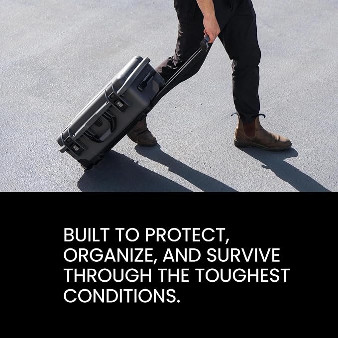 NANUK 935 Pro Photo Kit Camera Case, Waterproof Wheeled Hard Case, Carry-On | 22' x 14' x 9' - Dustproof, Padded Dividers, Impact Resistant, Airline Carry-On Approved - Image 8