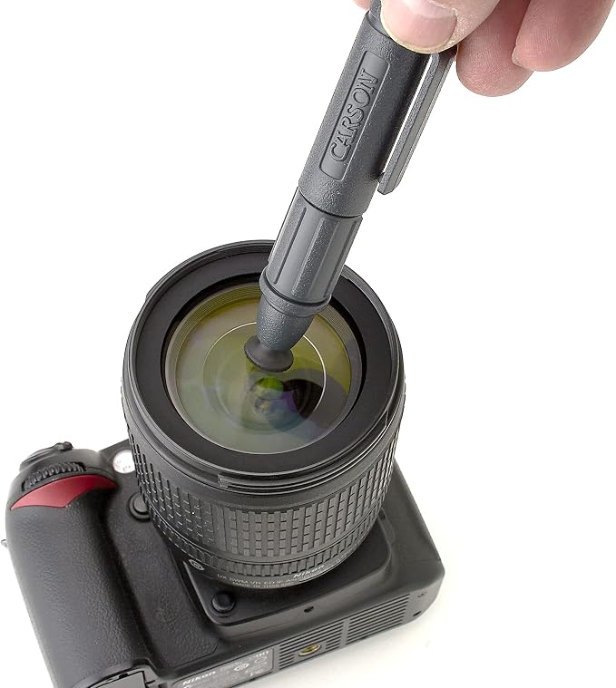 C6 Lens Cleaner Pen, with Dry Nano-Particle Cleaning Formula | Reusable Cleaner with Retractable Soft Brush - Great For Optics, Camera Lenses, and Screen Cleaning (CS-25) - Image 4