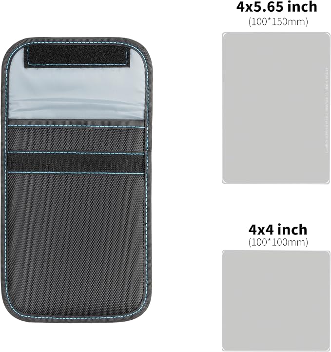 FOTGA 4x5.65 Inch Filter Pouch, Durable Waterproof Nylon Lens Filter Storage Case with Transparent Label Pocket, Holds 1 Square Filter 100x150mm Cinema Filter - Image 3