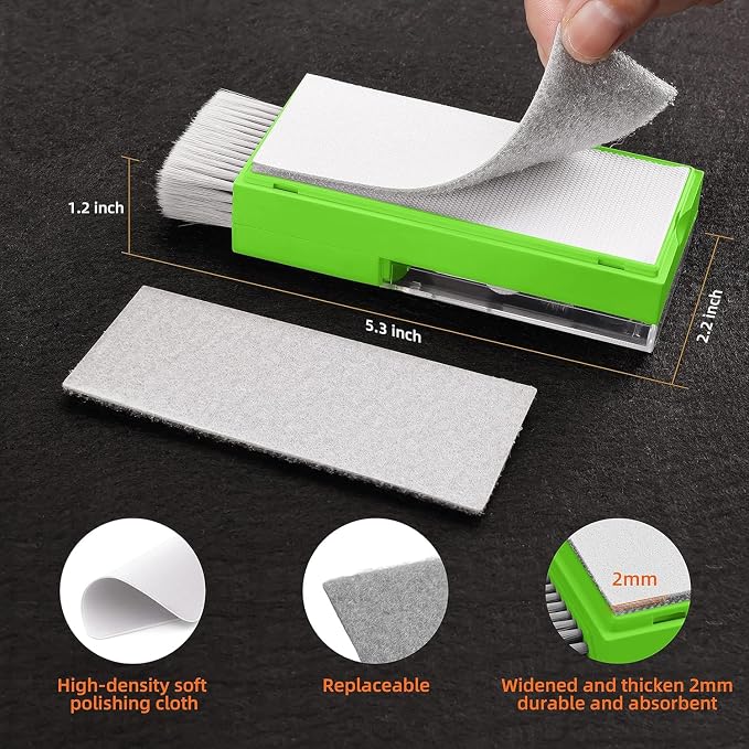 All-in-1 Keyboard Cleaner Laptop Cleaning Kit,Computer Screen-Safe Tools | MacBook iPad iPhone,Electronics Brush Tool for PC Camera Lens Earbuds,Deep Cleaning Spray Cloth, High-Density Soft Brush - Image 6