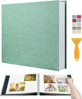 Large Photo Album Self Adhesive Scrapbook Album for 4x6 5x7 8x10 Pictures DIY Photo Book as Scrapbooking Supplies Kits, Birthday Gifts for Women Mom Wedding Baby Family Travel by HenPisen