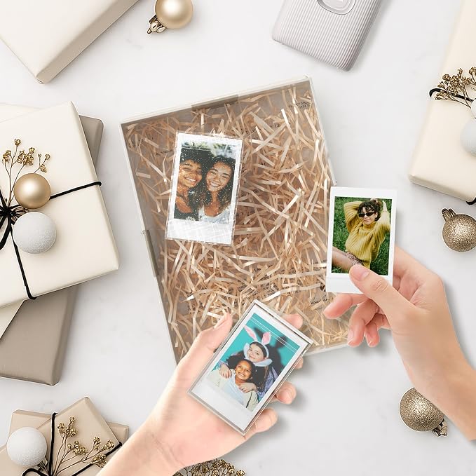 Instax Mini Polaroid Film Storage Case for Fujifilm Instax Mini EVO/12/11/9/8/99/90/40/SE Films, Instant Camera Photos Accessories, 2x3 Polaroid Picture Holder, Instax Photo Frame for Travel, 2 Pack - Image 4