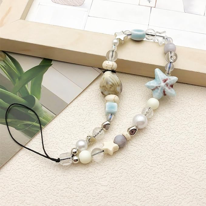 Beaded Camera Wrist Strap Cute Digital Camera Charm Lanyard Phone Chain Keychain Beaded Phone Lanyard Bag Charm - Image 5