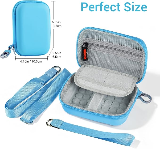 CoBak Carrying & Protective Case for Digital Camera,CAMKORY/Lecran/Duluvulu | for KODAK FZ55,FZ245,PIXPRO C1,WPZ2/Canon PowerShot ELPH 360/Sony DSCW800,DSCW830/Krlun/Lecnippy/Nsoela/VAHOIALD FHD 1080P - Image 8