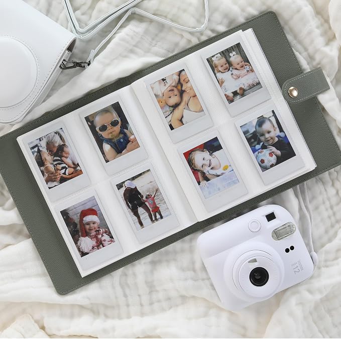 Beautiful Photo Album for 2x3 in Polaroid Photos - Instax Mini Compatible | Safely Holds Your 300+ Pictures of Unique Memories - The Perfect Book to Store Pictures or Trading Collection Cards - Image 4