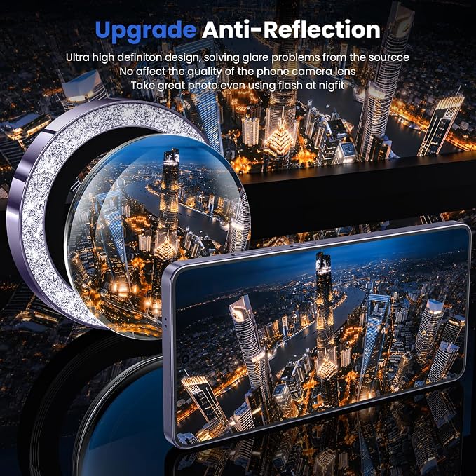WSKEN for Samsung Galaxy S26 Ultra Camera Lens Protector - Ultra Thin | Case Friendly, 9H Shatterproof Tempered Glass, Anti Scratch Metal Circle, Camera Screen Protector Cover Accessories - Image 2