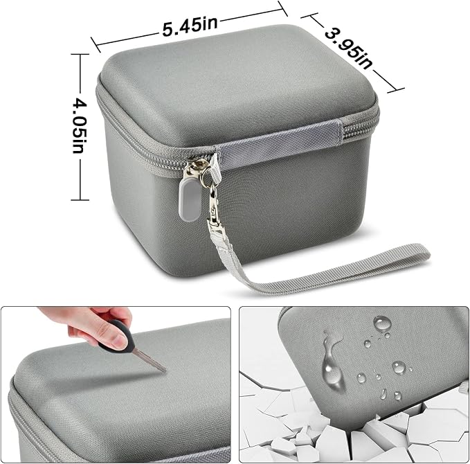 Comecase Vlogging Camera Case for Duluvulu/for VJIANGER 4K Digital Cameras | Mesh Pocket for Charging Cables and Batteries, Travel Storage for Vloggers, Parties and Camping (Grey) - Case Only - Image 5