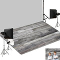 Kate Gray Plank Photography Floor Mat Rubber Photo Studio Floor Backdrop | Natural Timber Wooden Planks Non-Slip Floor Drop For Rustic Newborn, Kids, Portrait, Food, Crafts, Product Photography 5x4ft by KateBackdropforPhotography
