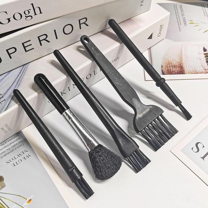 Anti Static Brush Set-5 Piece Keyboard Cleaning Brush and ESD Safe Electronic Dust Cleaning Brushes Kit for Computer,Laptop,Camera,Car Vents,PC Cleaning - Image 5