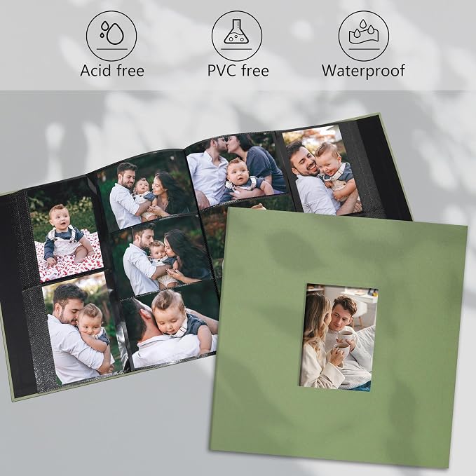 Photo Album 4x6 Pictures 600 Pockets Linen Cover White | Front Window, Large Picture Book, Memory Book, Family Travel Wedding Keepsake - Image 3