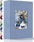 popotop Photo Album 4x6-200 Photos Photo Books with 200 Horizontal Pockets,Linen Cover Albums for Family Wedding Anniversary Baby Vacation Pictures by Popotop