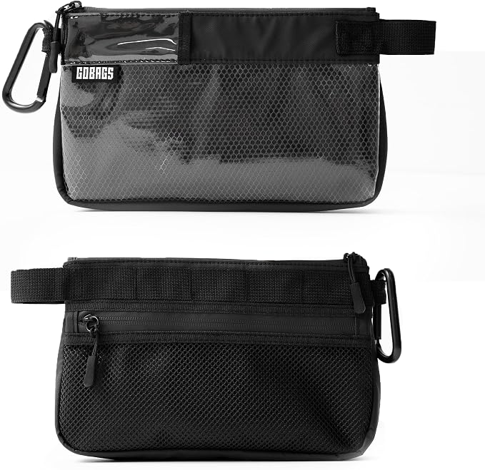 Production Zipper Bags - Electronics & Camera Accessories Bag - Cable organizer, Gear Accessory Pouch, Travel Camera Essentials (Small, Black) - Image 5