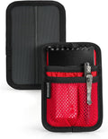 TACTICAL_GEEK TCM4 Mini EDC Organizer Board, Backpack Accessories with Smooth Hook Back Panel, Utility Admin Bag Insert Panel Modular Organizer with Open Pocket & Mesh Pocket (Red) by TACTICAL_GEEK