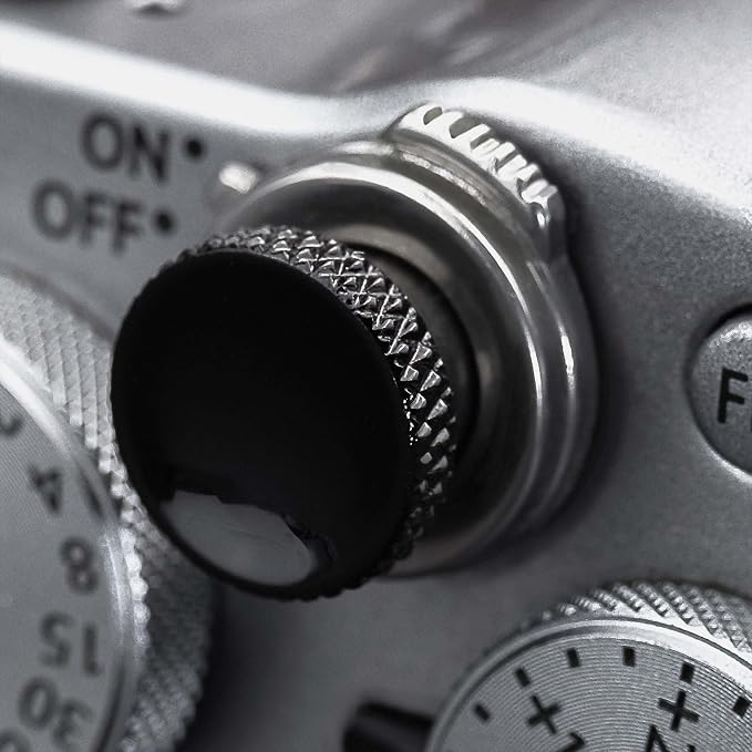 Fujifilm Camera Soft Release Button-3Pcs Shutter Button Camera Accessories | Fuji Fujifilm X-M5 X-T5 X-T4 X-T3 X-T30 X-T30 II X-T20 X-PRO3 X100VI X100V X-E4 X-E3 (Black) - Image 5