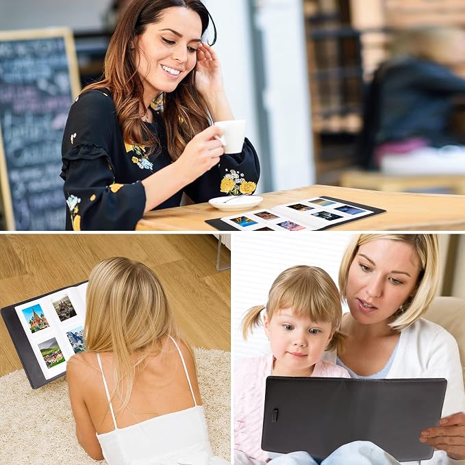 256-pocket Instant Photo Album for Fujifilm Instax mini Photo, Black | Album Book for PoIaroid Instant Camera, for Wedding Anniversary Birthday Travel Memories, Keep Your Unique Memories Safe - Image 8